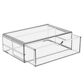 Sorbus Acrylic Drawers, Clear Makeup Organizer for Vanity (2 Wide Drawers)