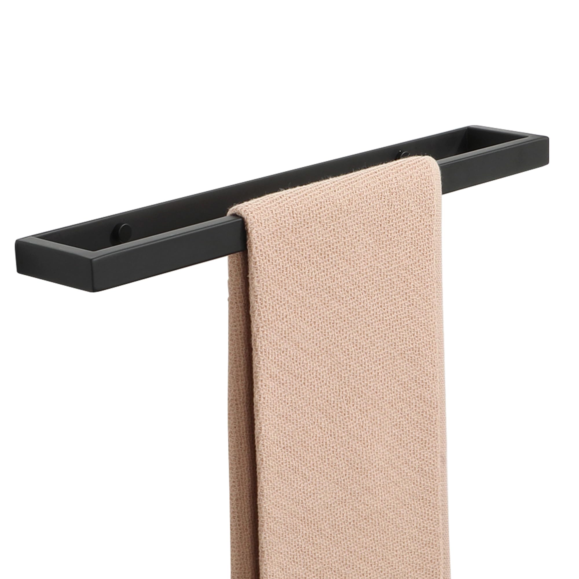 Alise 8 Inch Hand Towel Holder Black Towel Bar for Bathroom Wall Mounted