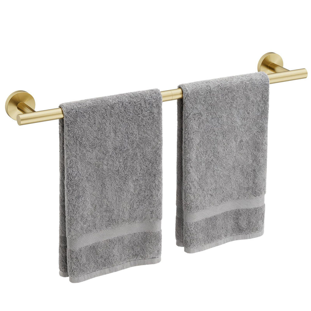 Matte Black Towel Bar, 24 Inch Bathroom Towel Rack