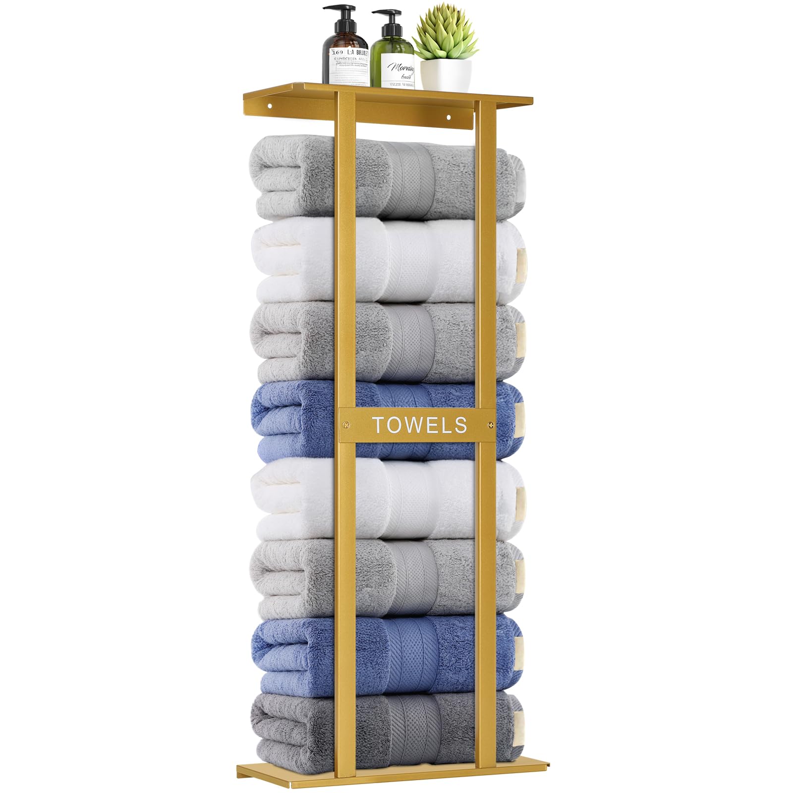 Bathroom Towel Storage Rack, Wall Mounted Bathroom Towel Rack