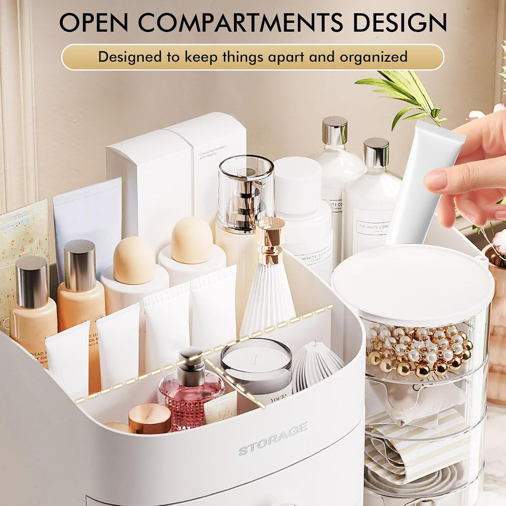 Makeup Organizer Countertop with Drawers, Make up Organizers for Vanity