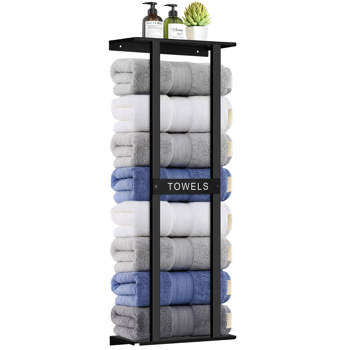 Bathroom Towel Storage Rack, Wall Mounted Bathroom Towel Rack