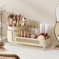 Booklov Rotating Makeup Organizer for Vanity Countertop, Amber