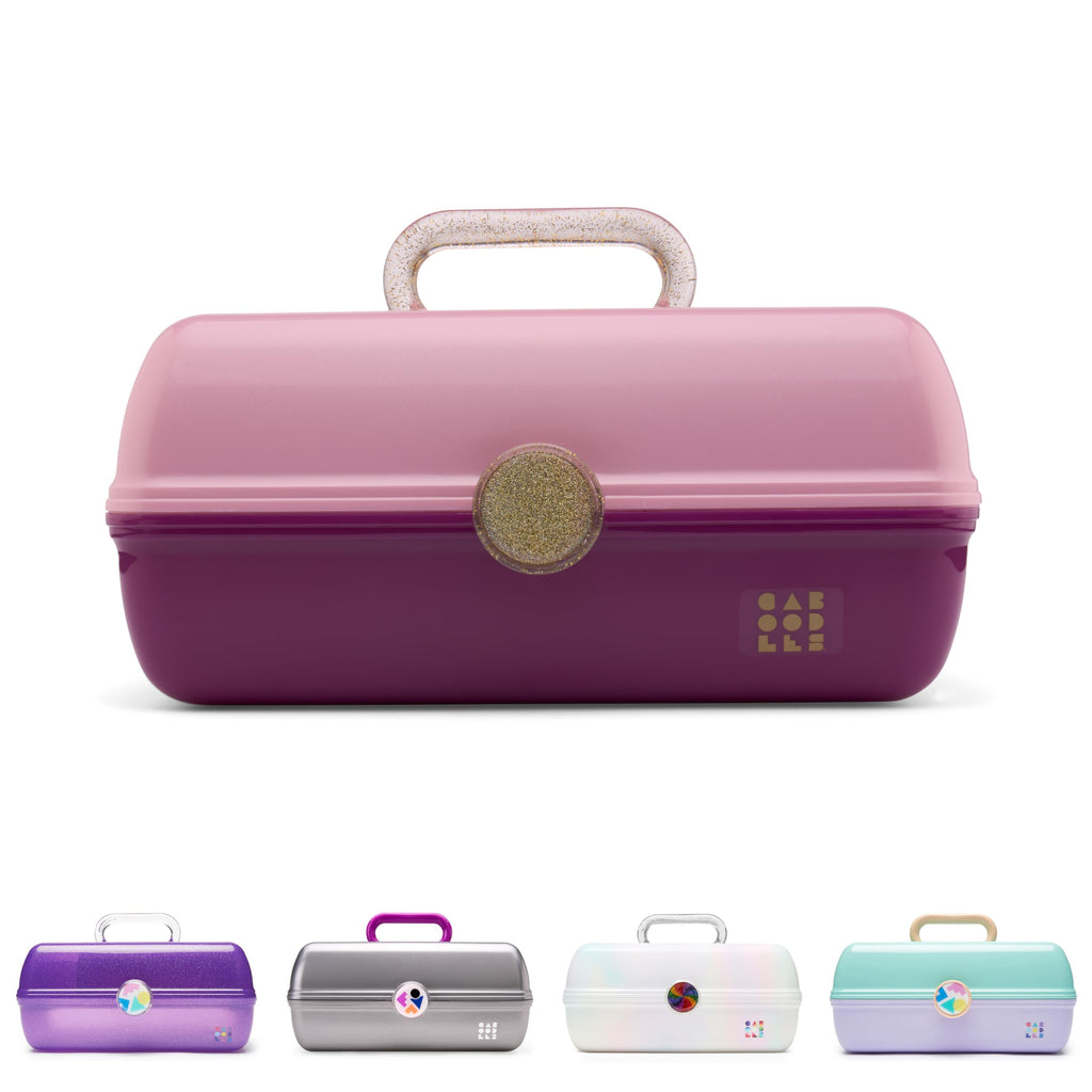 Caboodles On-the-go girl cosmetic organizer, Bubblegum Marble