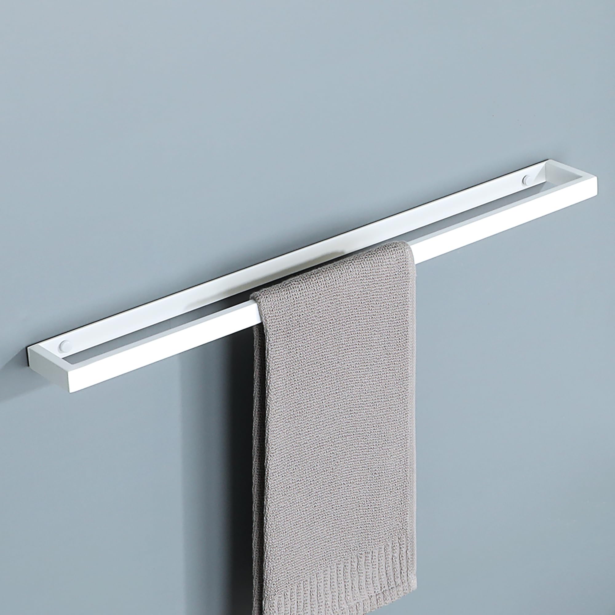 Alise 8 Inch Hand Towel Holder Black Towel Bar for Bathroom Wall Mounted