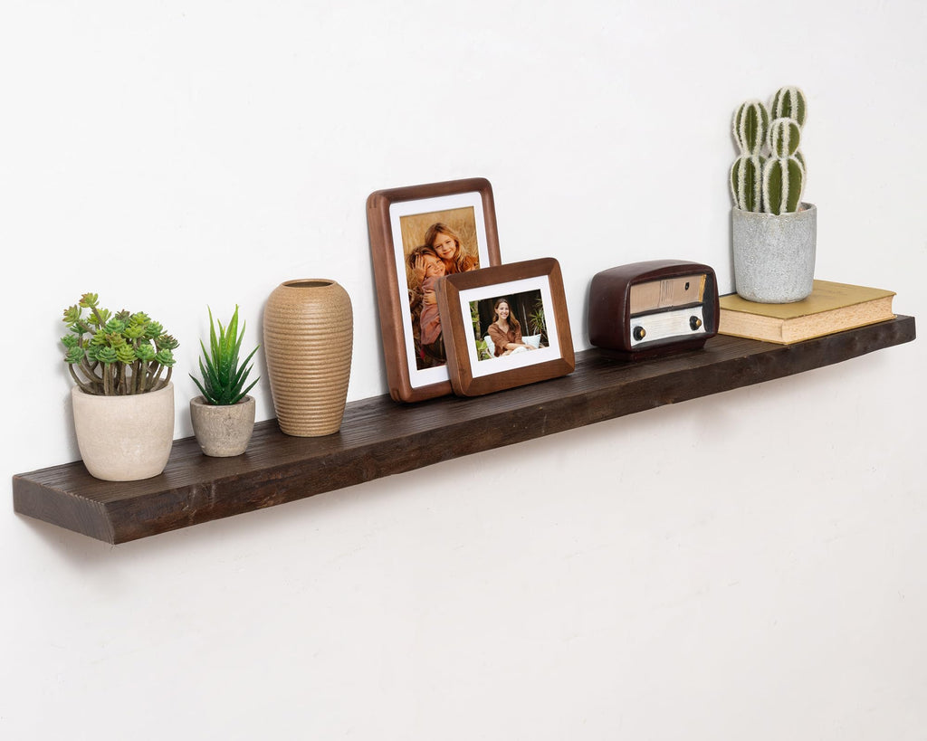 Marsmiles 48in Solid Wood Floating Shelves for Wall, 1Pack|Walnut