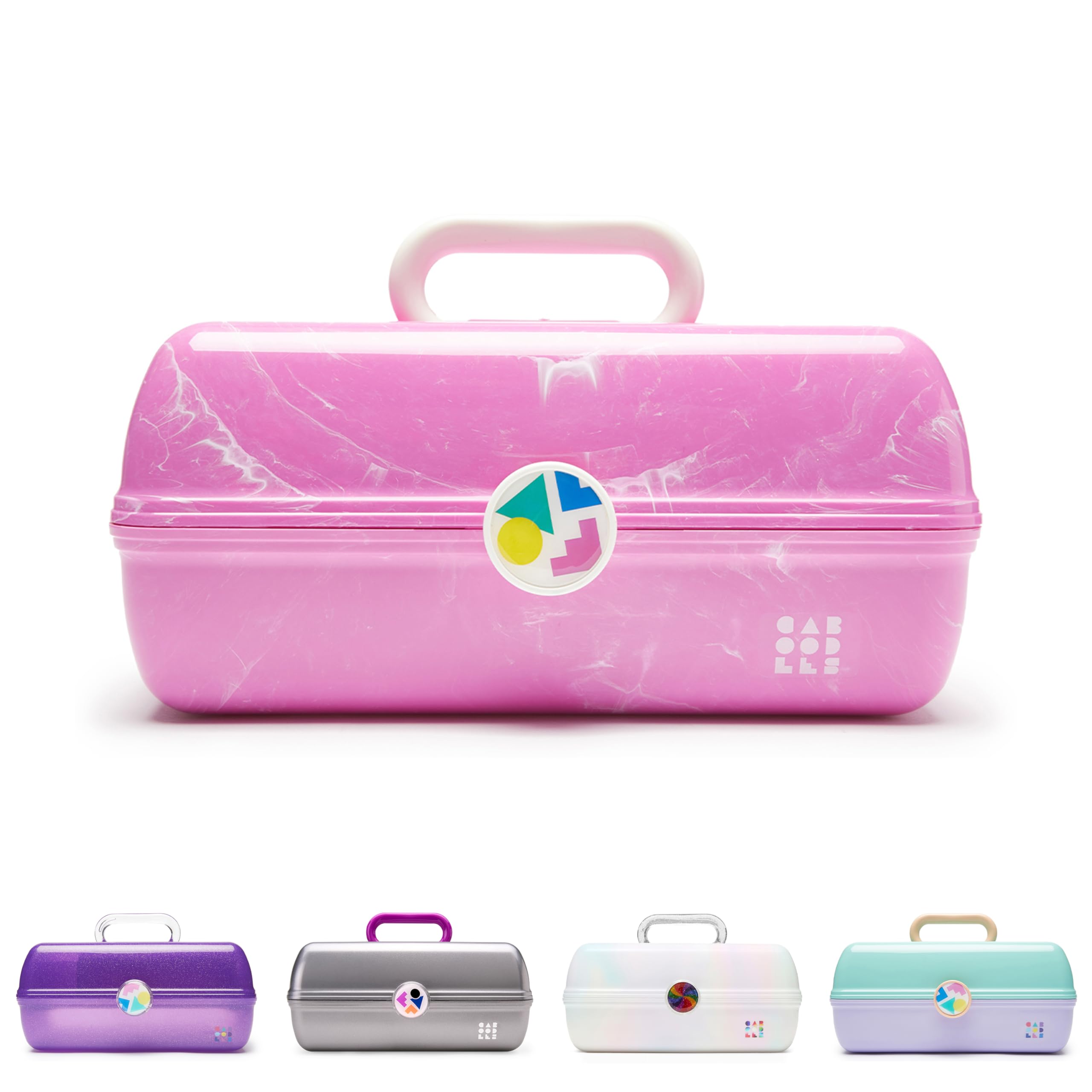 Caboodles On-the-go girl cosmetic organizer, Bubblegum Marble