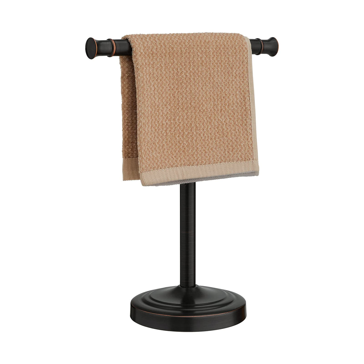 RUMOSE Oil Rubbed Bronze Hand Towel Holder Stand Countertop Towel Rack