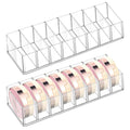4 Pcs Uanse Acrylic Makeup Compact Organizer Detachable Clear Organizer