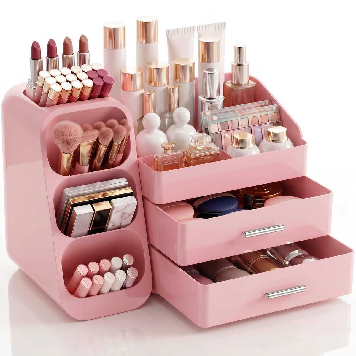 Large Makeup Organizer Countertop for Vanity Skincare Organizers Cream