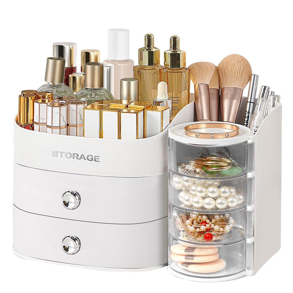 Makeup Organizer Countertop with Drawers, Make up Organizers for Vanity