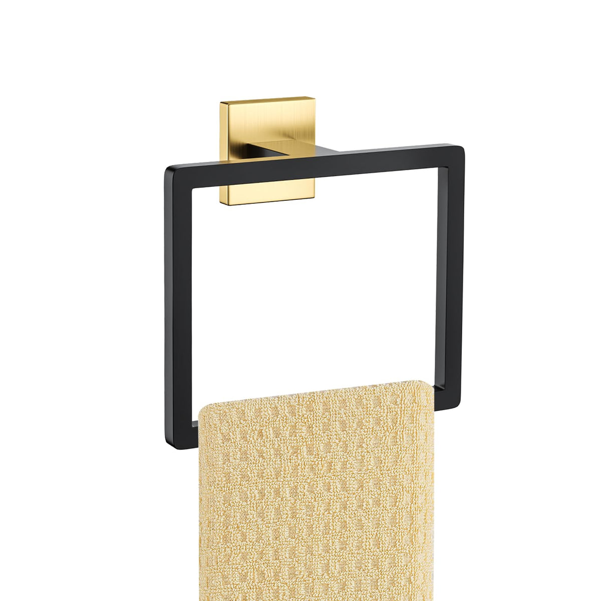 2-Piece Polished Chrome Towel Ring,Hand Towel Holder,Modern Towel Holder Stainless Steel Towel Rack Wall-Mounted Bathroom Towel Hanger