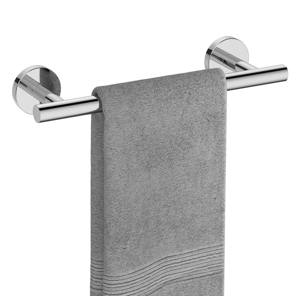 USHOWER Brushed Nickel Towel Bar, 24-Inch Towel Racks for Bathroom