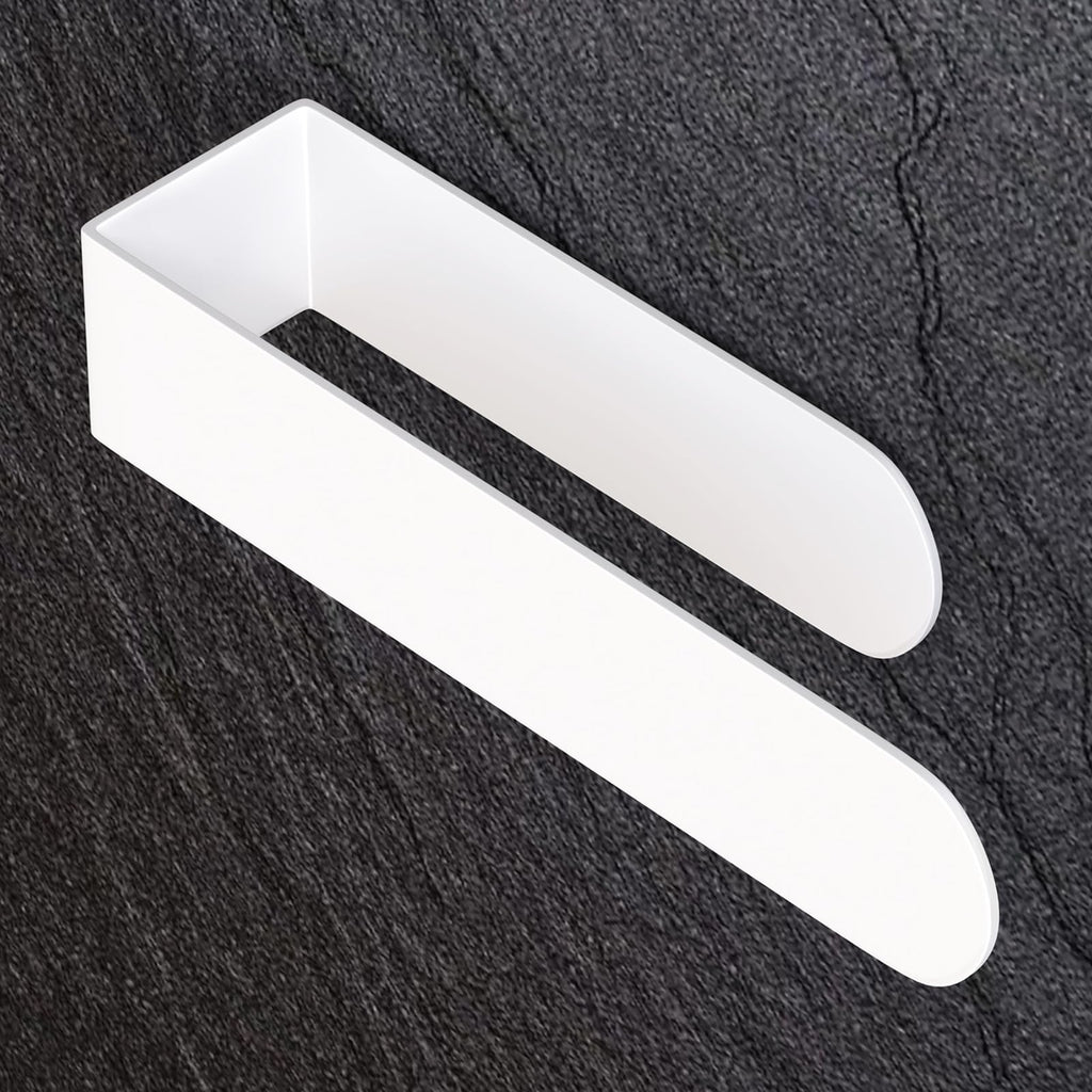 HUFEEOH Hand Towel Holder, Stainless Steel Bathroom Towel Holder Towel Bar, Matte Black Dish Towel Hanger Wall Mount Kitchen Towel Rack Heavy Duty Hand Towel Racks for Bathroom