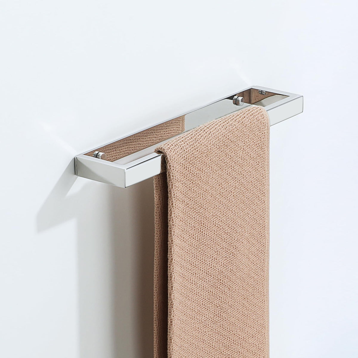 Alise 8 Inch Hand Towel Holder Black Towel Bar for Bathroom Wall Mounted