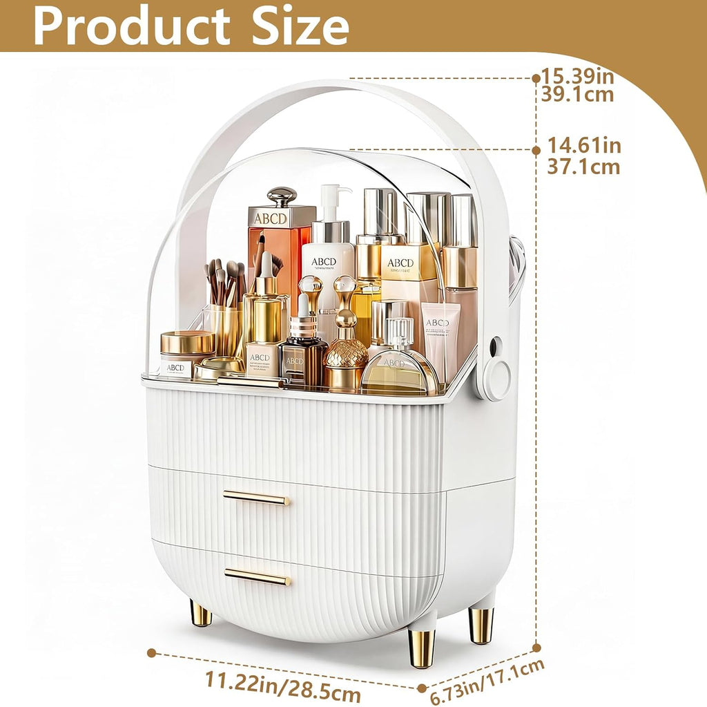 NestOrganix Makeup Organizer Skincare Organizers With Drawers
