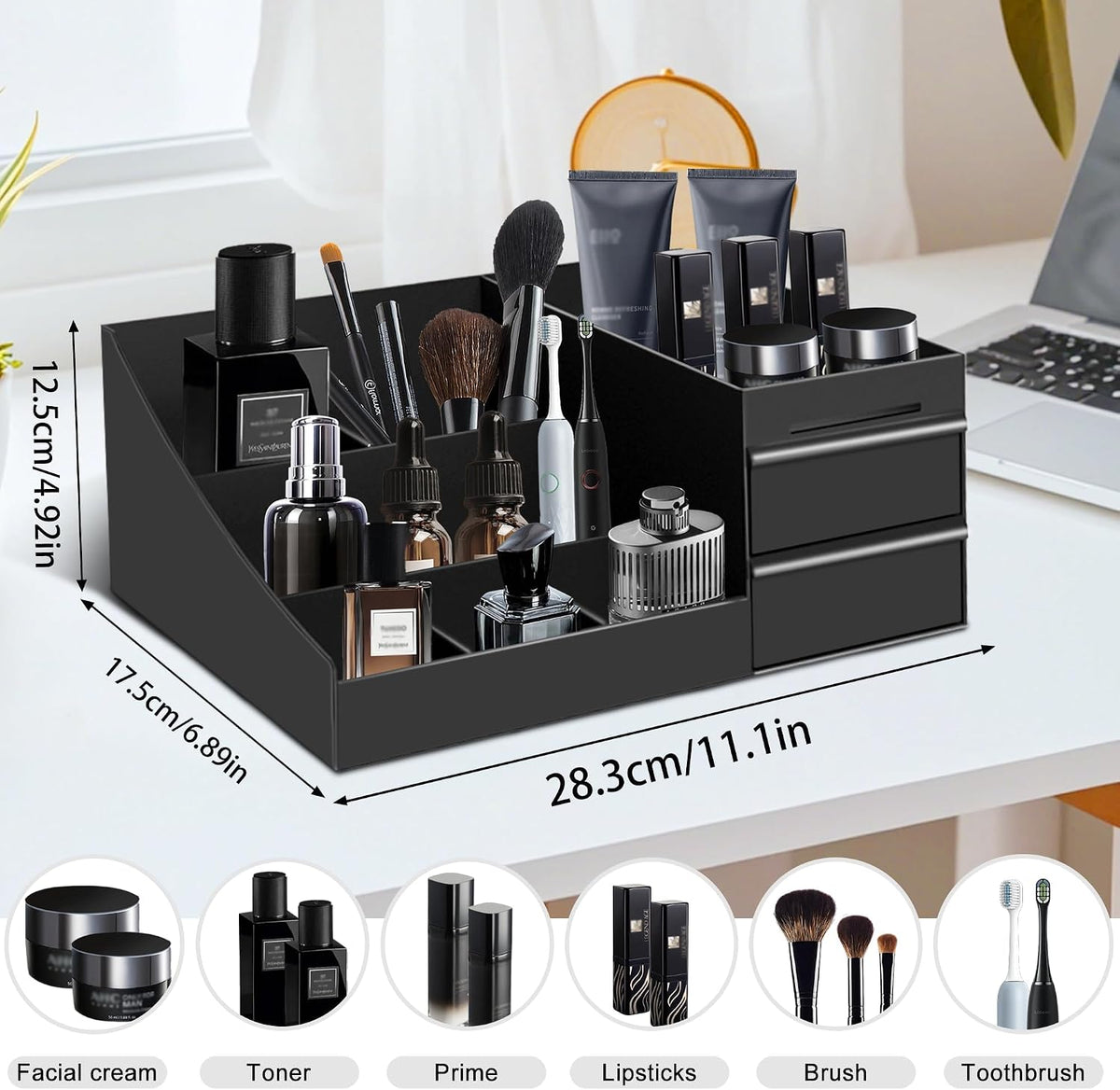Mens Organizer,Cologne Organizer for Men,Perfumes Organizers