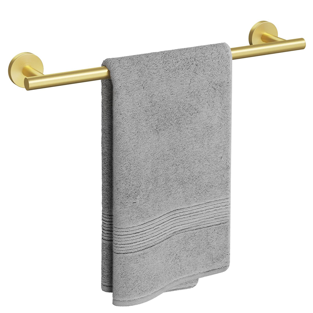 USHOWER Brushed Nickel Towel Bar, 24-Inch Towel Racks for Bathroom
