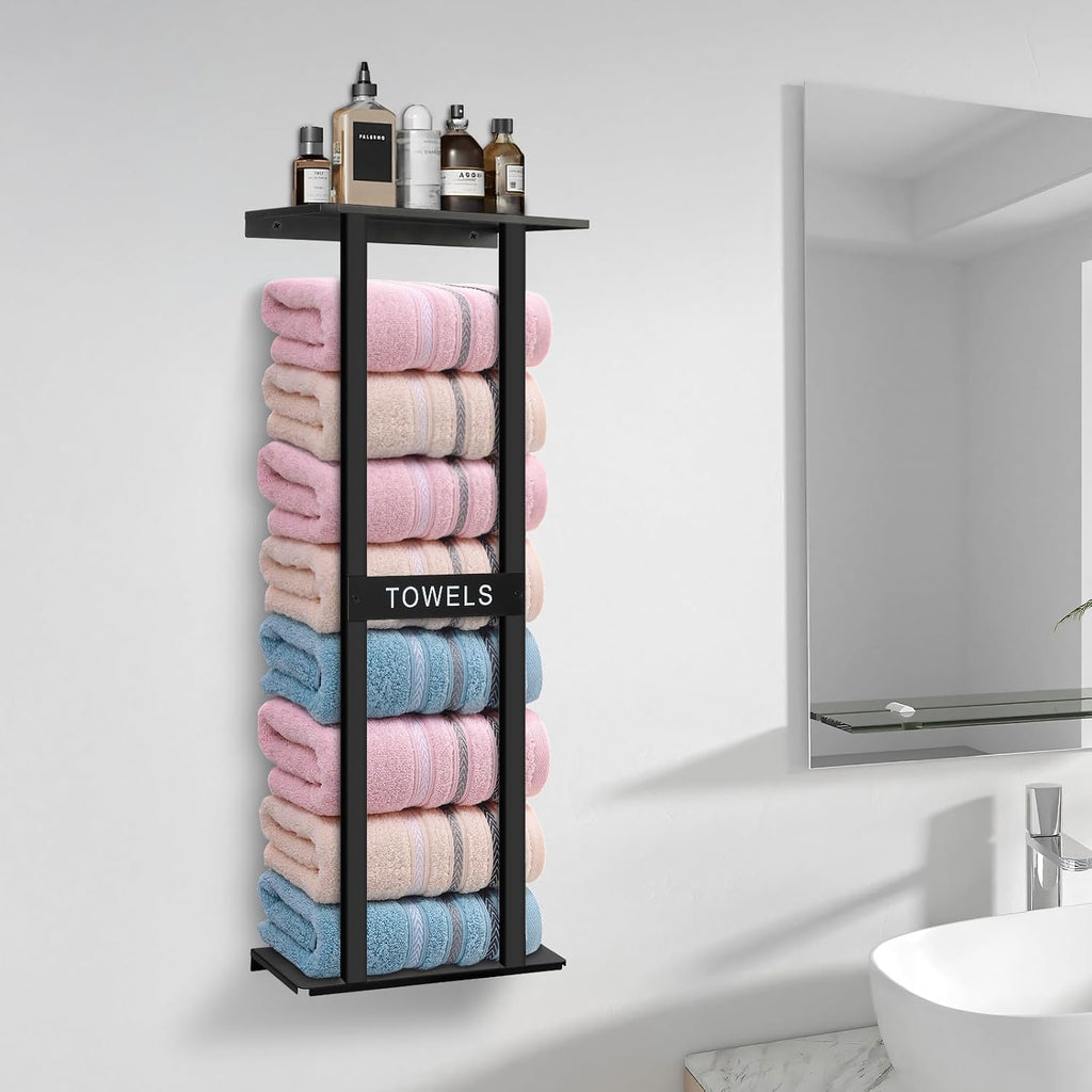 Bathroom Towel Storage Rack, Wall Mounted Bathroom Towel Rack