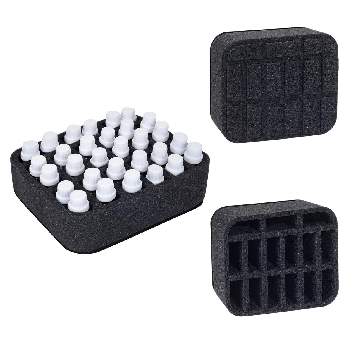 Essential oils Organizer Holder Foam Pad with Slots, can DIY