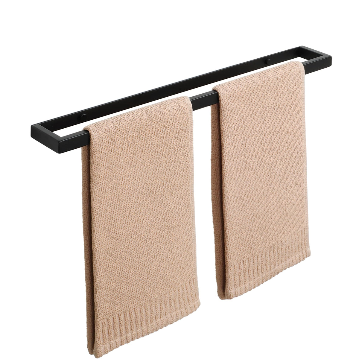 Alise 8 Inch Hand Towel Holder Black Towel Bar for Bathroom Wall Mounted
