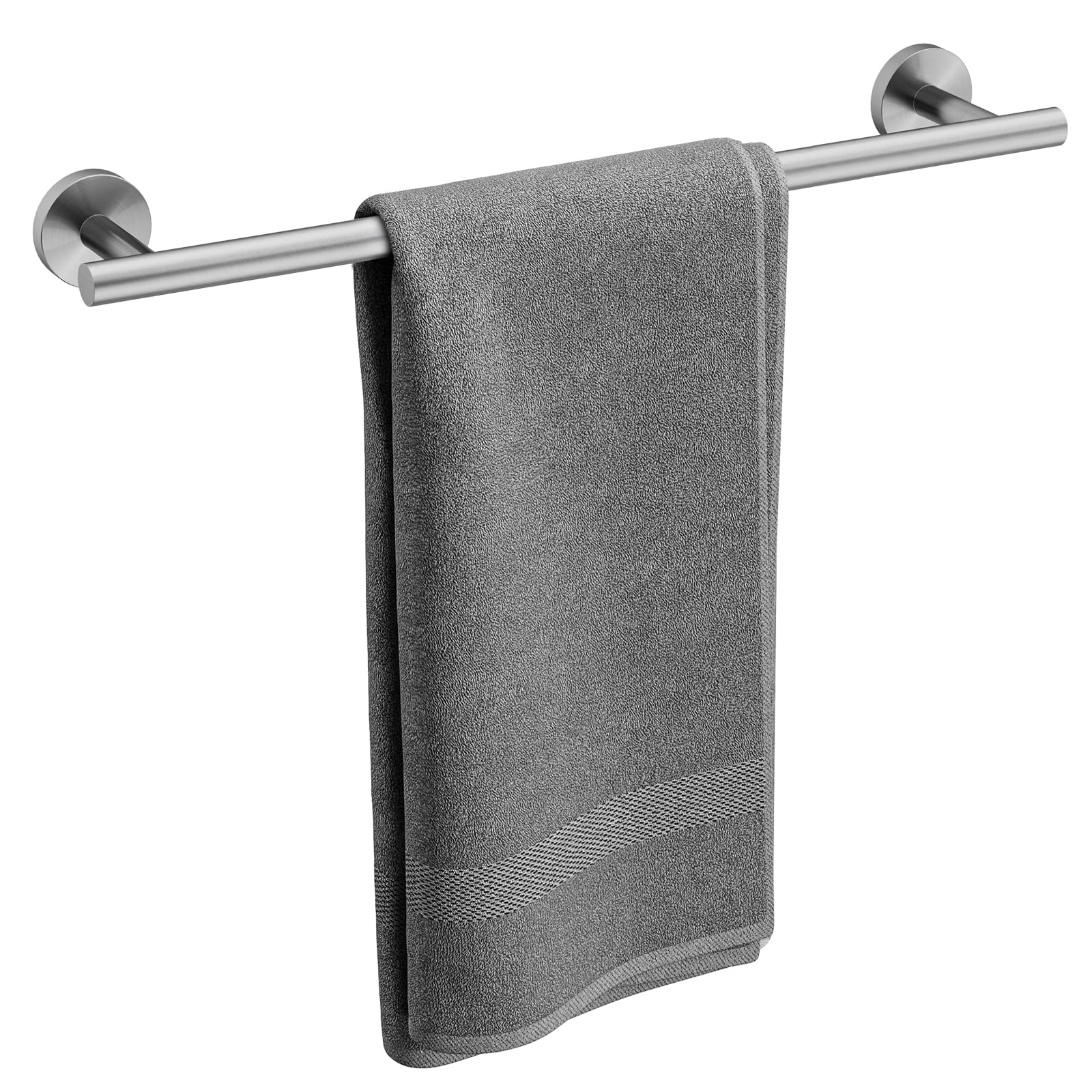 Matte Black Towel Bar, 24 Inch Bathroom Towel Rack
