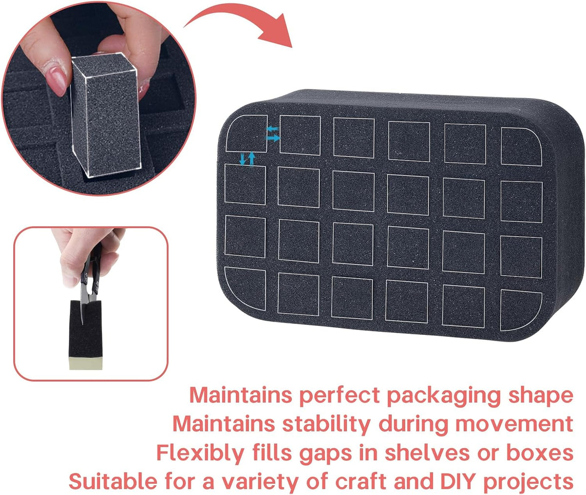 Essential oils Organizer Holder Foam Pad with Slots, can DIY