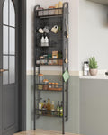 UMDONX Metal Narrow Multi-Functional Over-the-Door Storage Rack