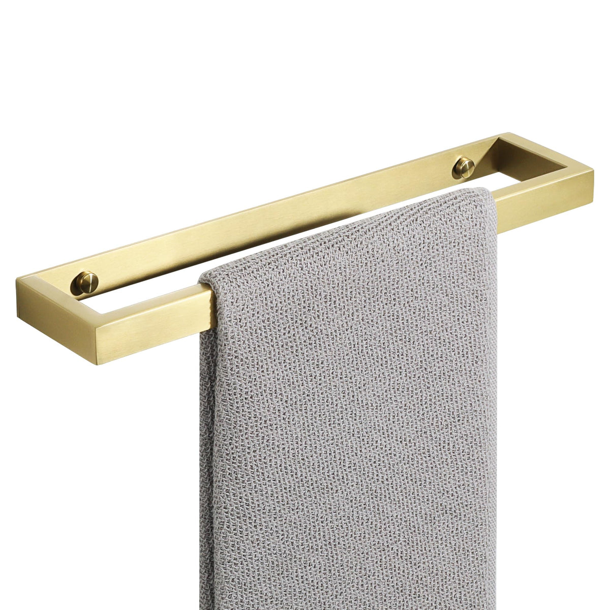 Alise 8 Inch Hand Towel Holder Black Towel Bar for Bathroom Wall Mounted