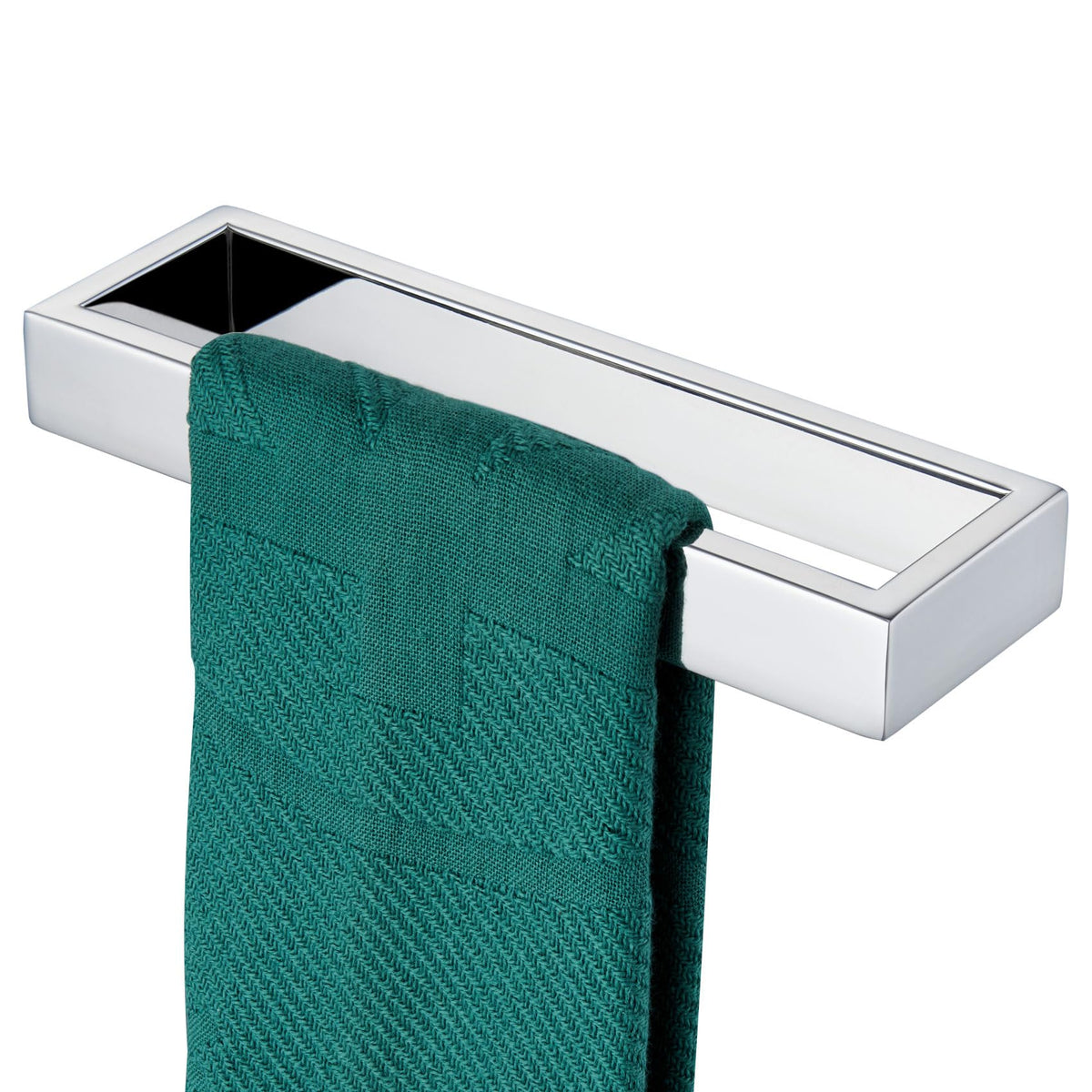 KOKOSIRI Towel Ring Matte Black Hand Towel Bar Holder 9-Inch Kitchen Rack Stainless Steel for Bathroom Hardware Wall Mounted, 1 Pack B4008BK-L9