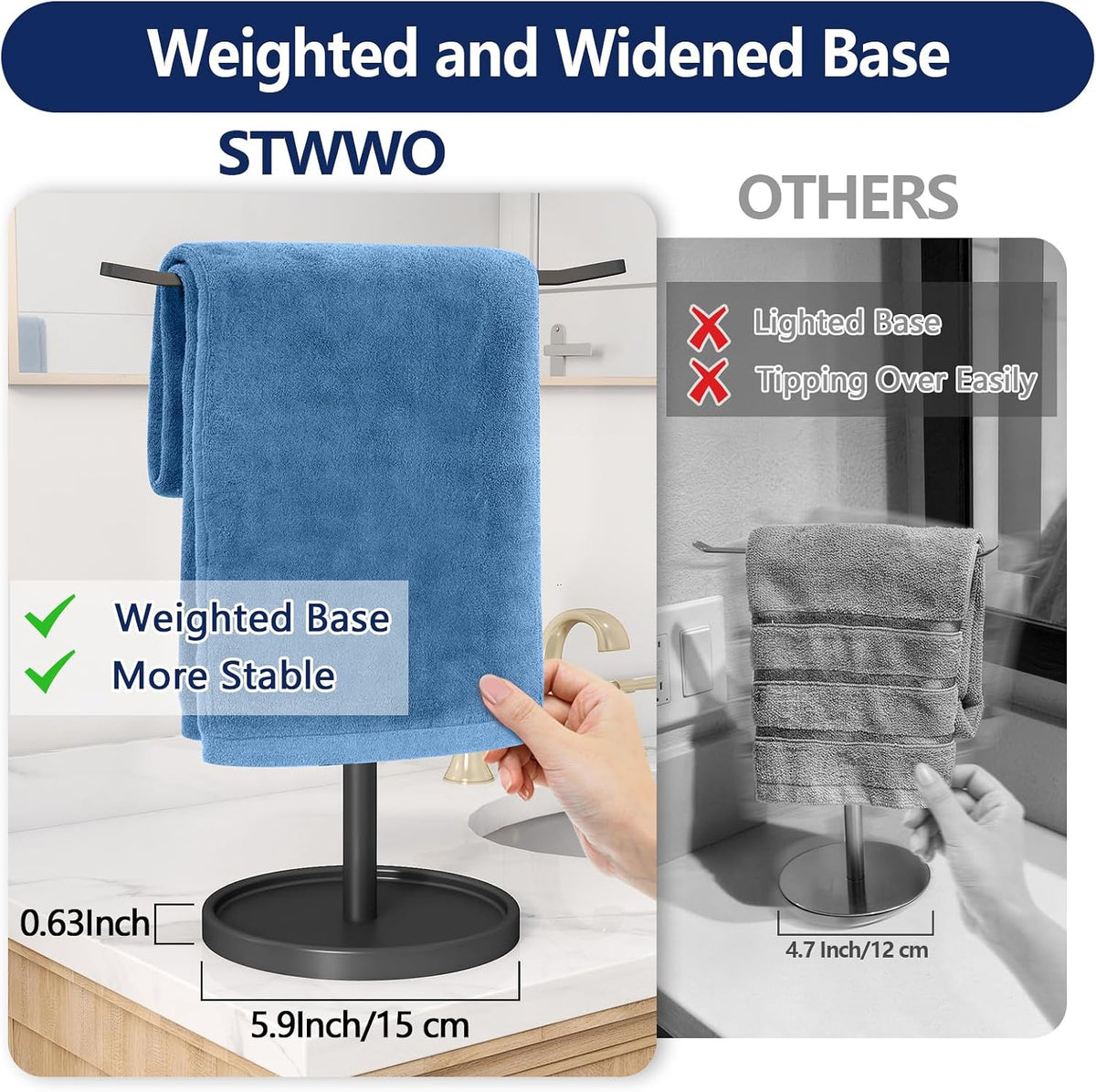 STWWO Hand Towel Holder