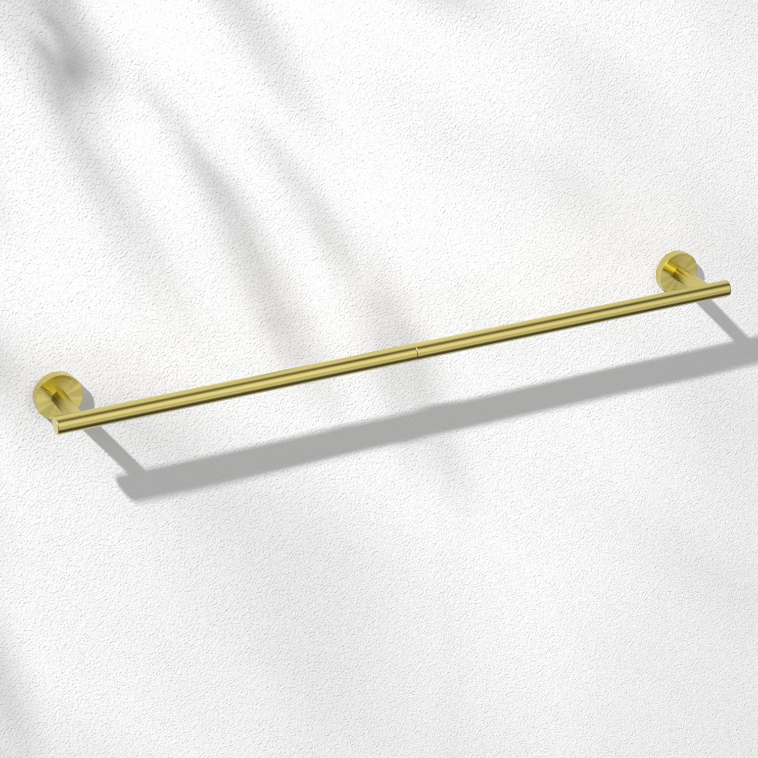 HITSLAM Brushed Nickel 18 Inch Towel Bar for Bathroom, SUS304 Stainless Steel Bathroom Towel Rack Wall Mounted, Modern Home Decor Bath Towel Holder with Hardware Accessories (Total Length 19.8 Inch)